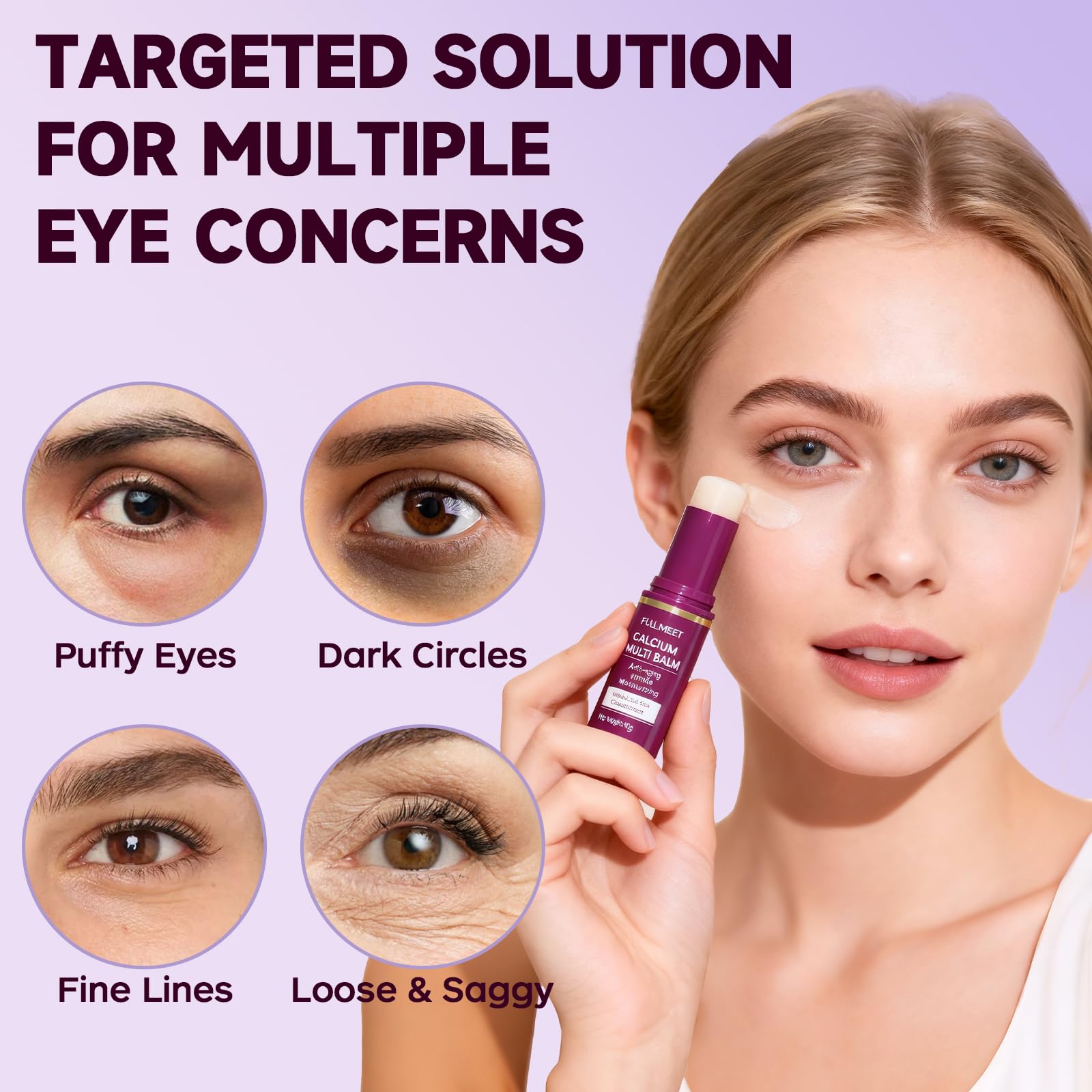 FullMeet calcio volumen multi-balm labios cuello, hidratación focal para piel sensible