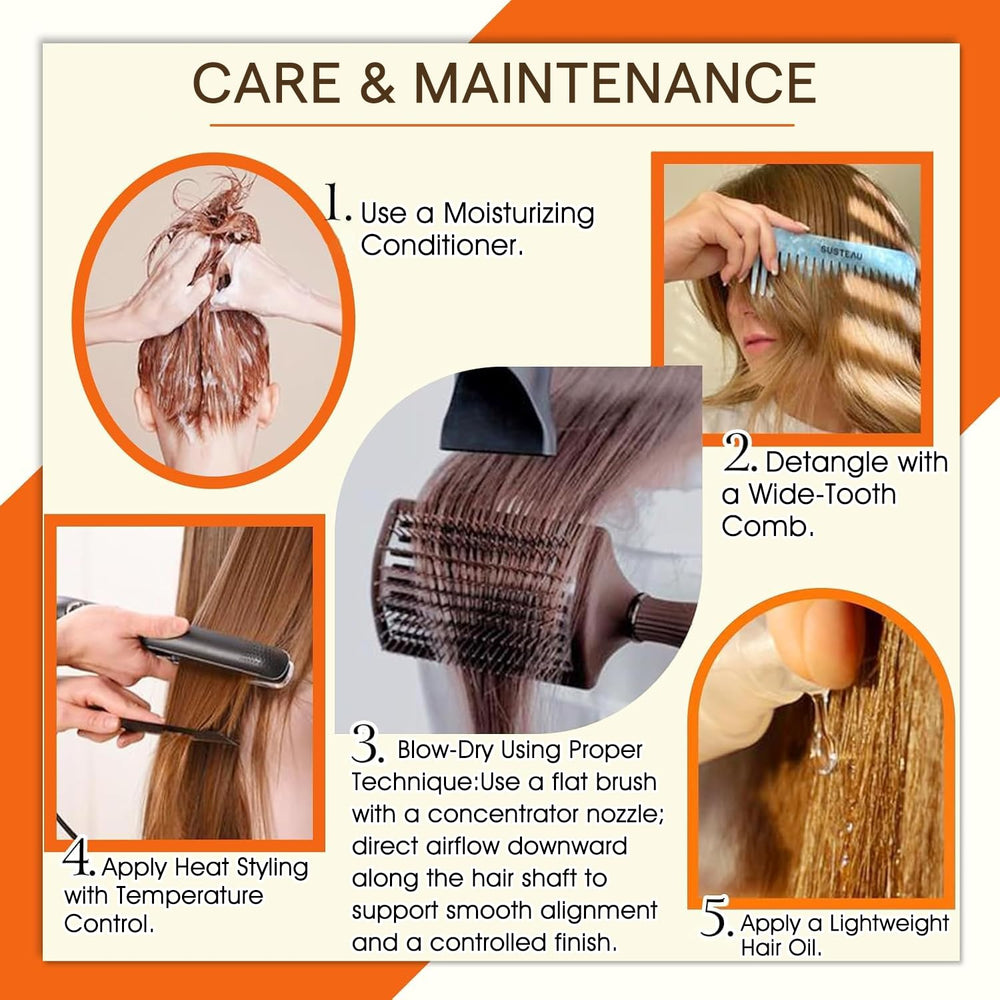 Full Shine tape-in extensions support re-tapping for continued wear.