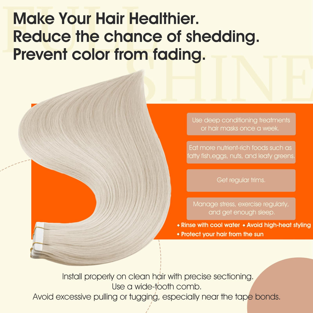 Full Shine sandwich-method pre-taped strips speed up application
