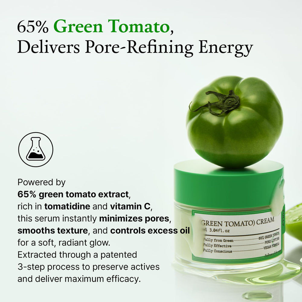 FULLY crema facial Tomate Verde, apta para veganos y cuidado dermatológico