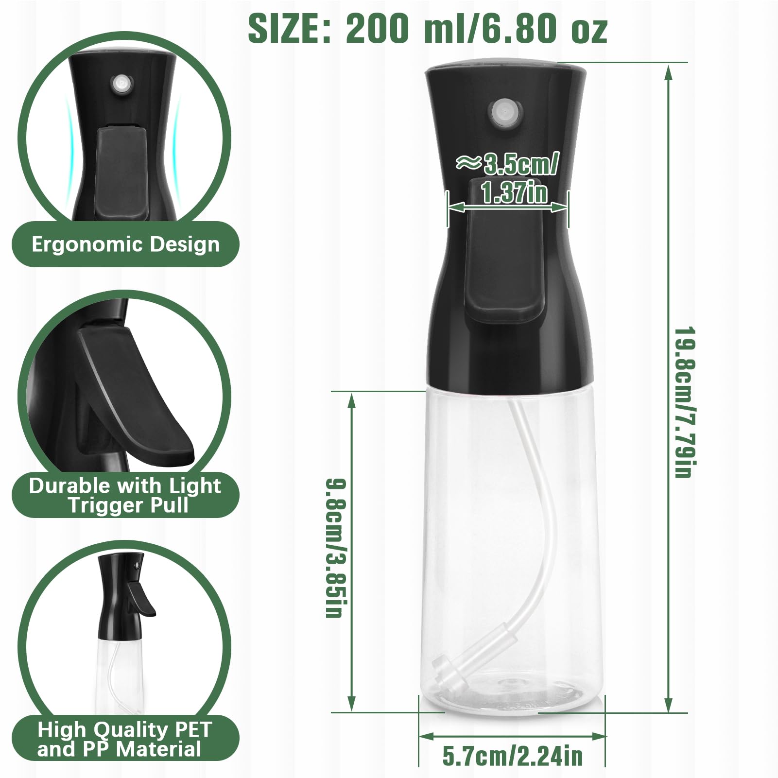 Fun Gift BPA-free bottle ensures safe, durable daily-use mist.