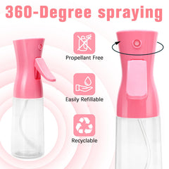 Fun Gift nano-grade nozzle ensures even coverage from any angle.