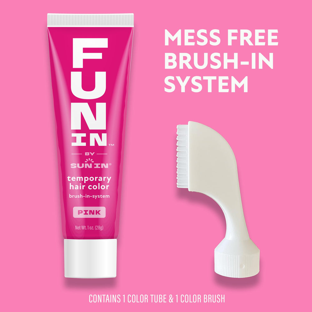 Fun In by Sun In color box packaging highlighting vibrant washable options.
