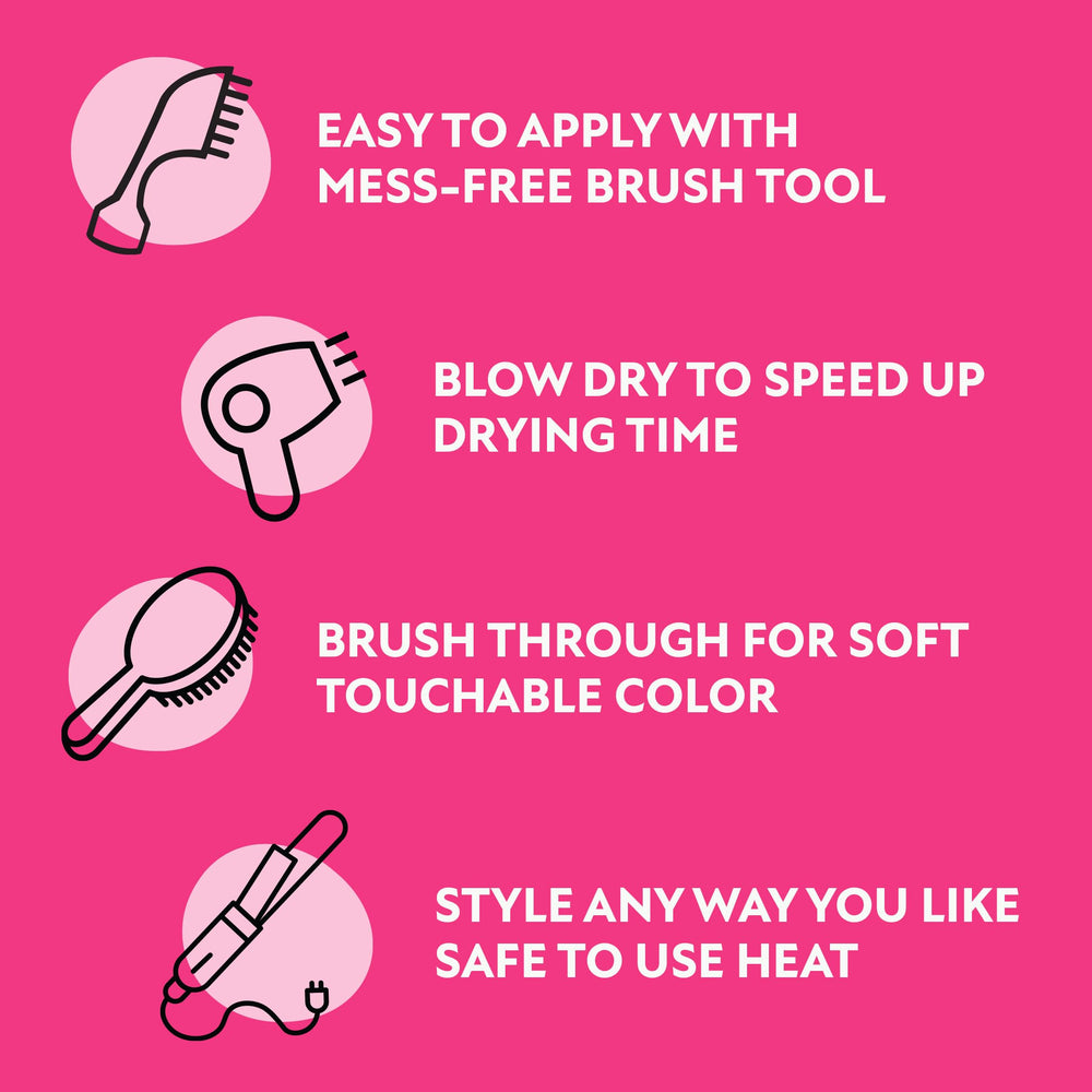 Fun In by Sun In salon-style results in a casual home setting.