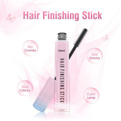 Funan Hair Feel Finishing Stick applying on bangs for quick control.