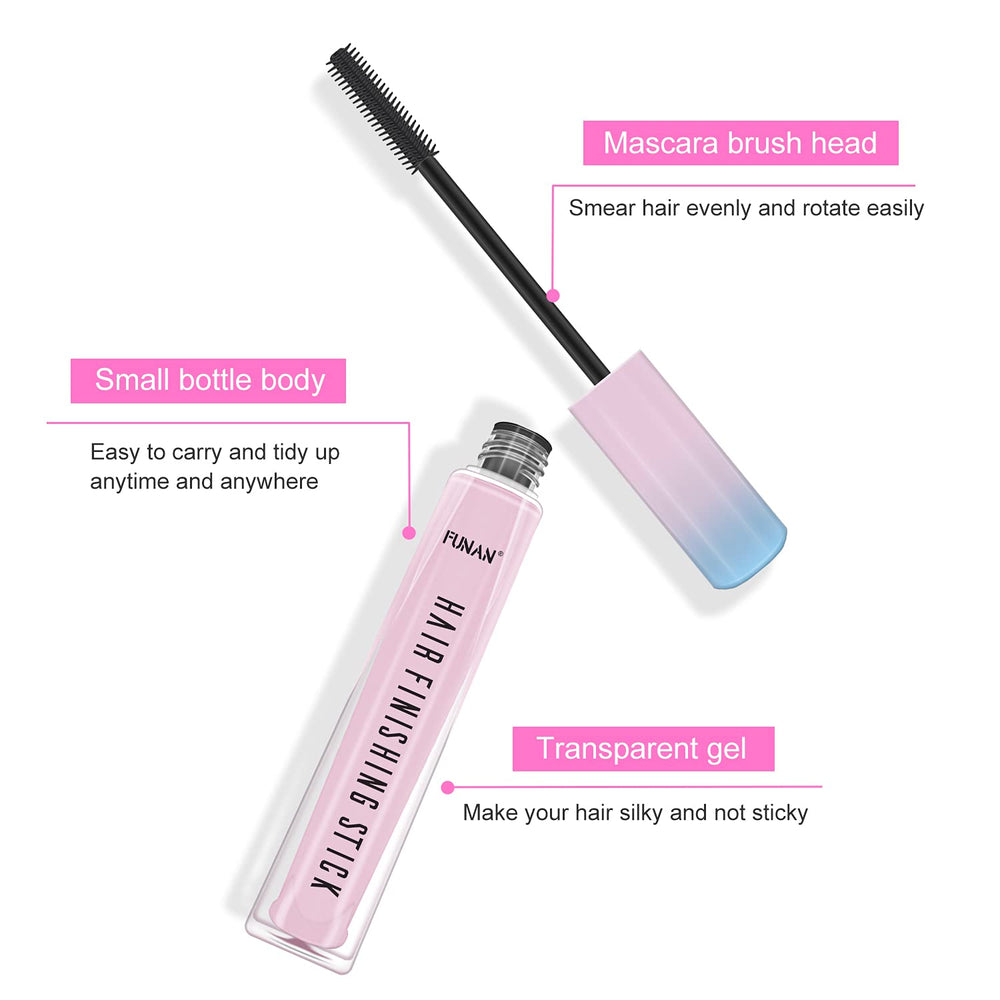 FUNAN Hair Finishing Stick is easy to apply after combing.