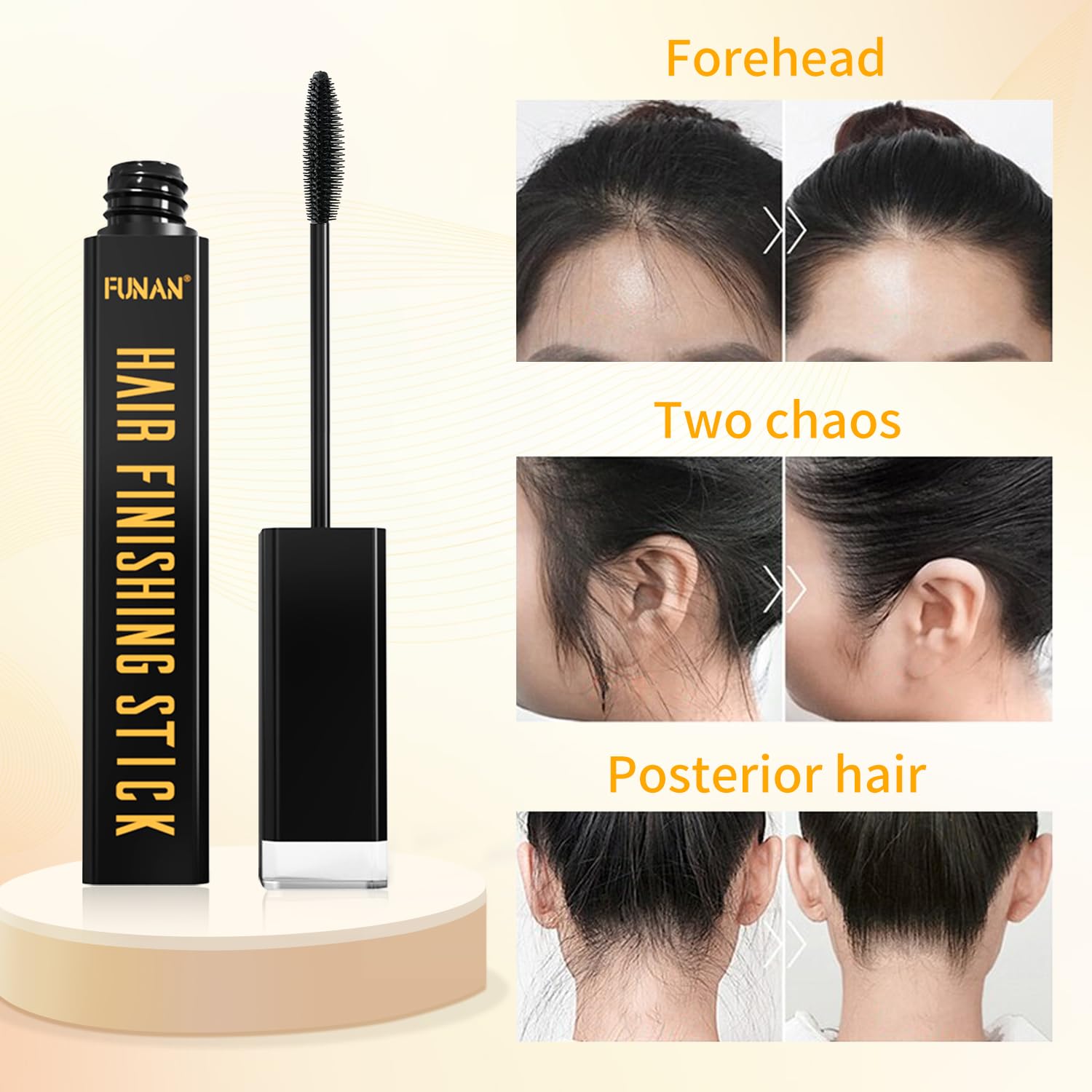 FUNAN Hair Mascara lightweight travel-size bottle for on-the-go styling
