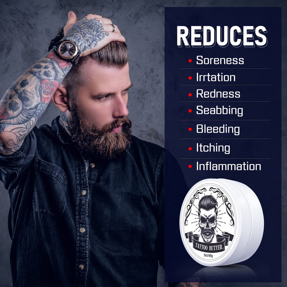 FUNAN Tattoo Butter envase práctico de 2 oz para uso diario