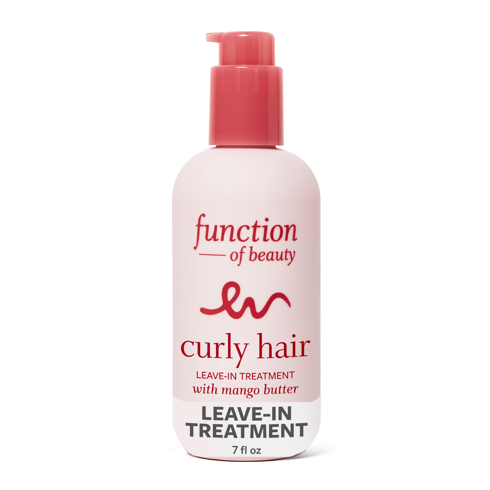 Function of Beauty acondicionador sin sulfatos para rizos, envase en primer plano, define e hidrata