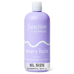 Function of Beauty champú ondas: botella visible para definición suave