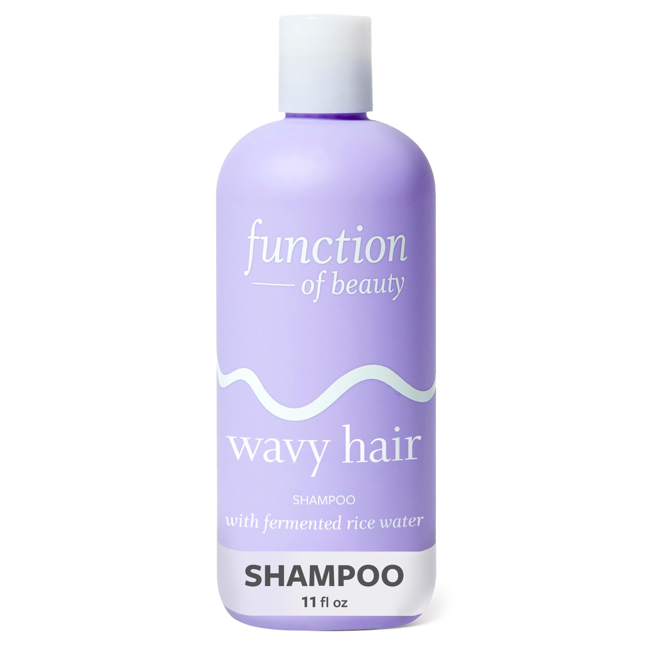 Function of Beauty Champú Ondulado, botella para limpieza suave y definición.