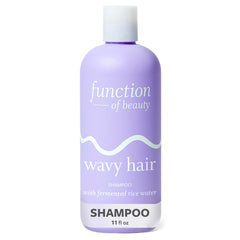 Function of Beauty Champú Ondulado, botella para limpieza suave y definición.