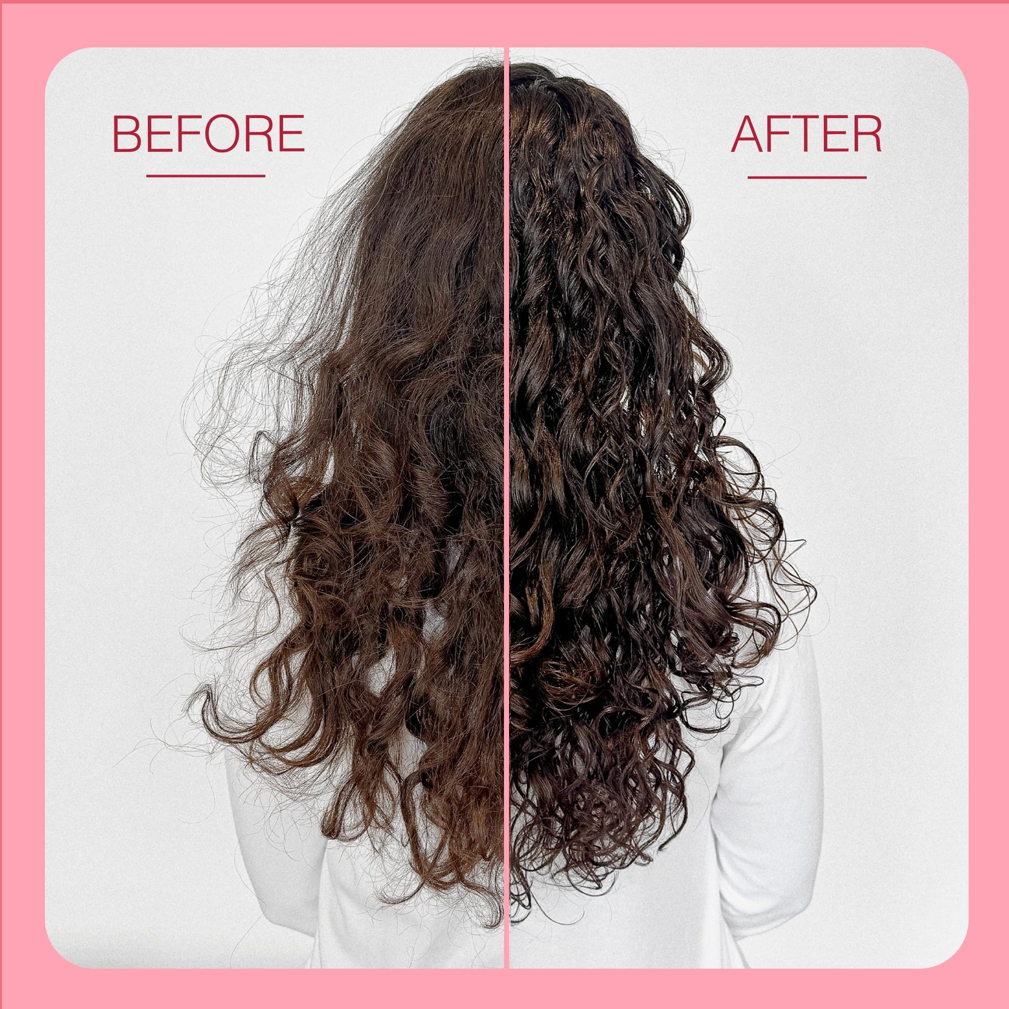 Function of Beauty Curly Hair Conditioner XL, aplicación en puntas para rizos definidos.