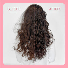 Function of Beauty Curly Hair Conditioner XL, aplicación en puntas para rizos definidos.