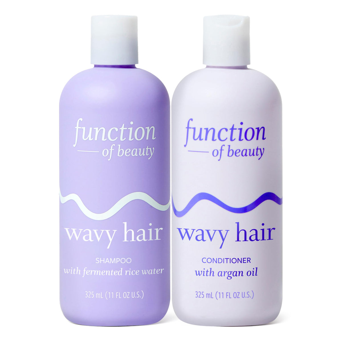 Function of Beauty shampoo para pelo ondulado, volcado, limpieza suave y fortalecedora.
