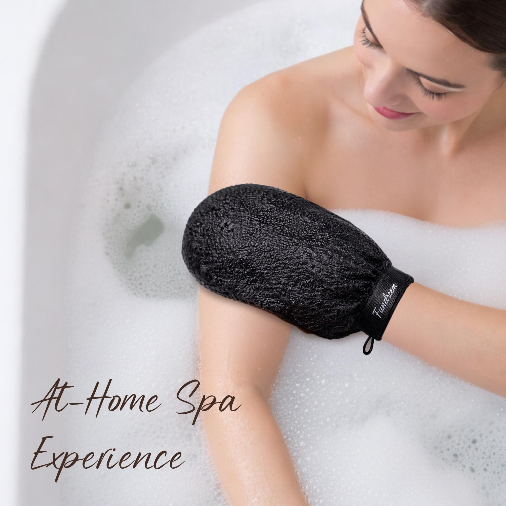 Fundrem guantes exfoliantes, spa en casa tras la ducha
