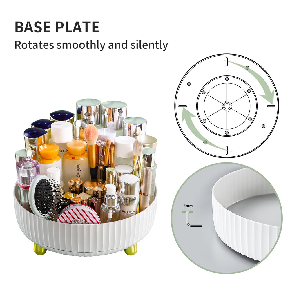 Funest bathroom beauty organizer reduces clutter on the dressing table