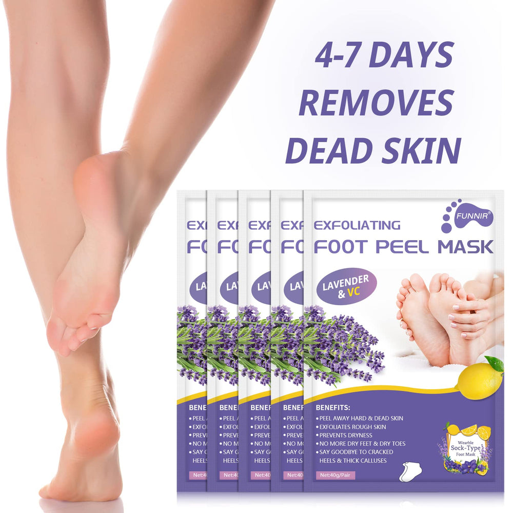 FUNNIR extractos naturales cuidan la piel de los pies con suavidad.