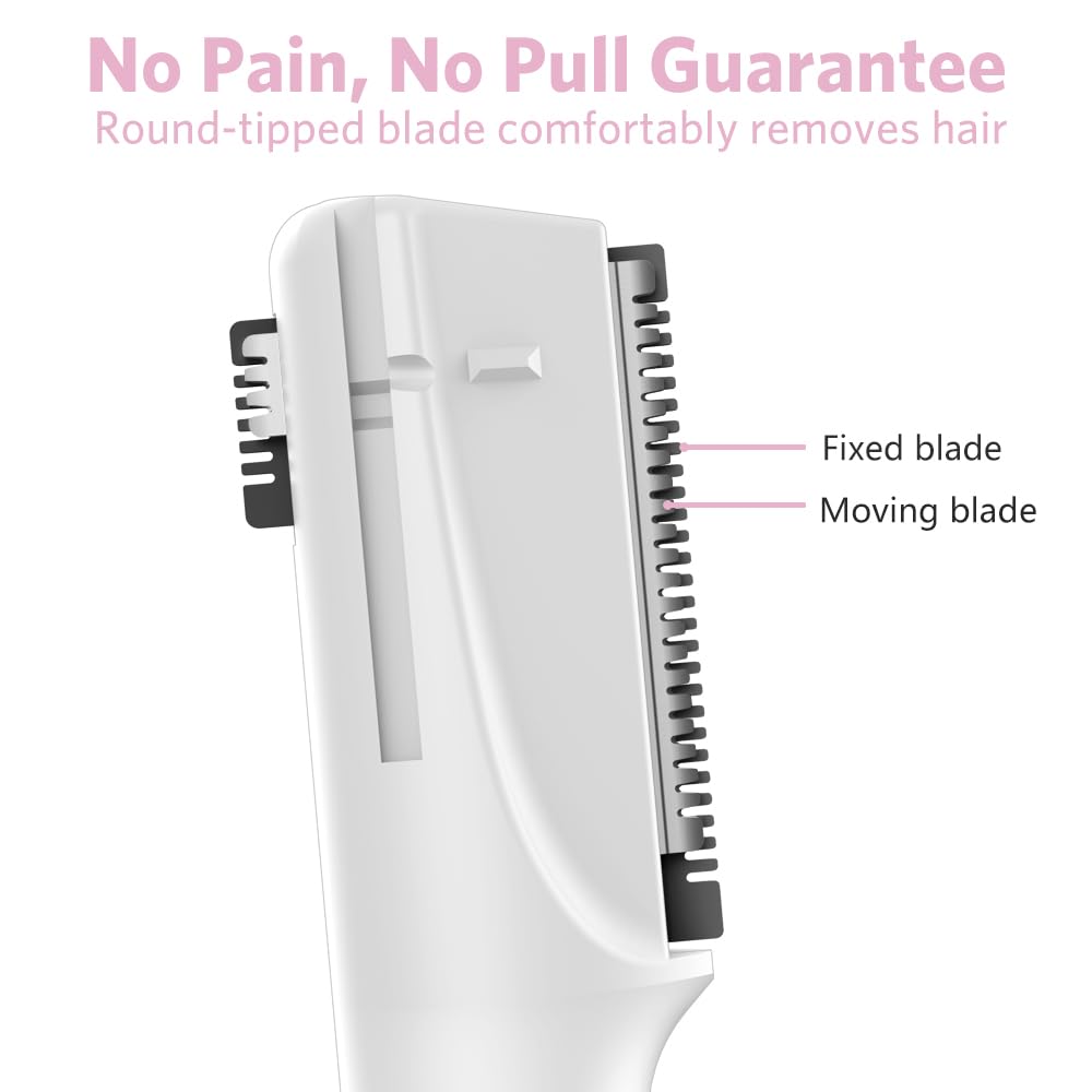 Funstant eyebrow trimmer dual blades for precise detailing
