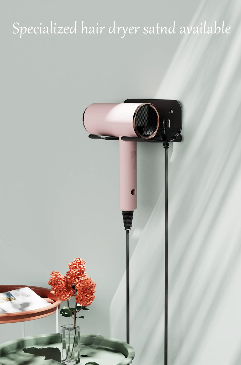 FUNTIN negative-ion technology in baby pink protects hair during styling