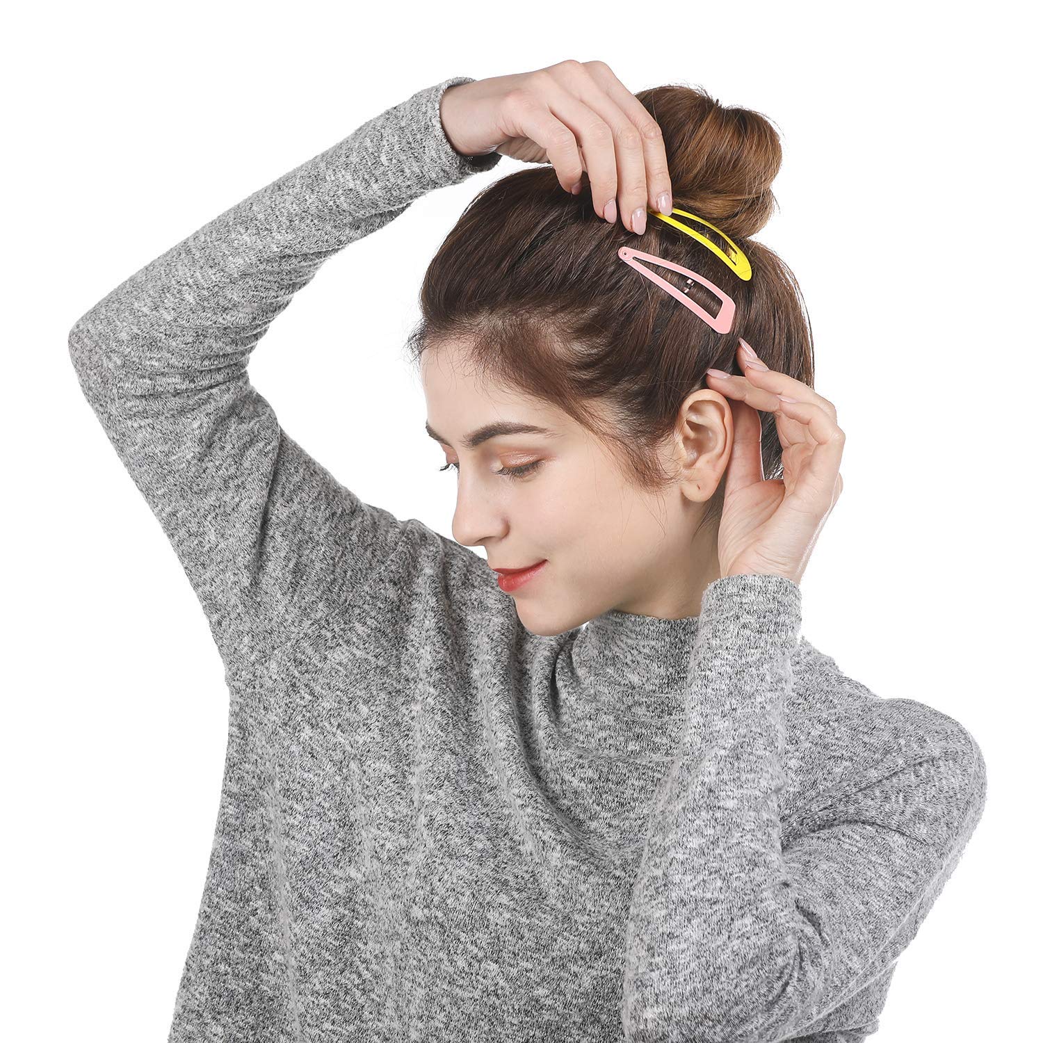Clip de pelo Funtopia con acabado metálico para looks elegantes