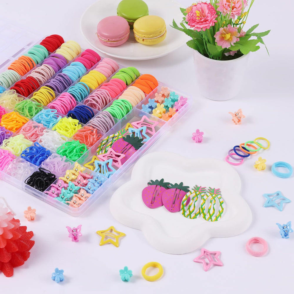 Funtopia cotton baby hair ties designed for delicate hair.