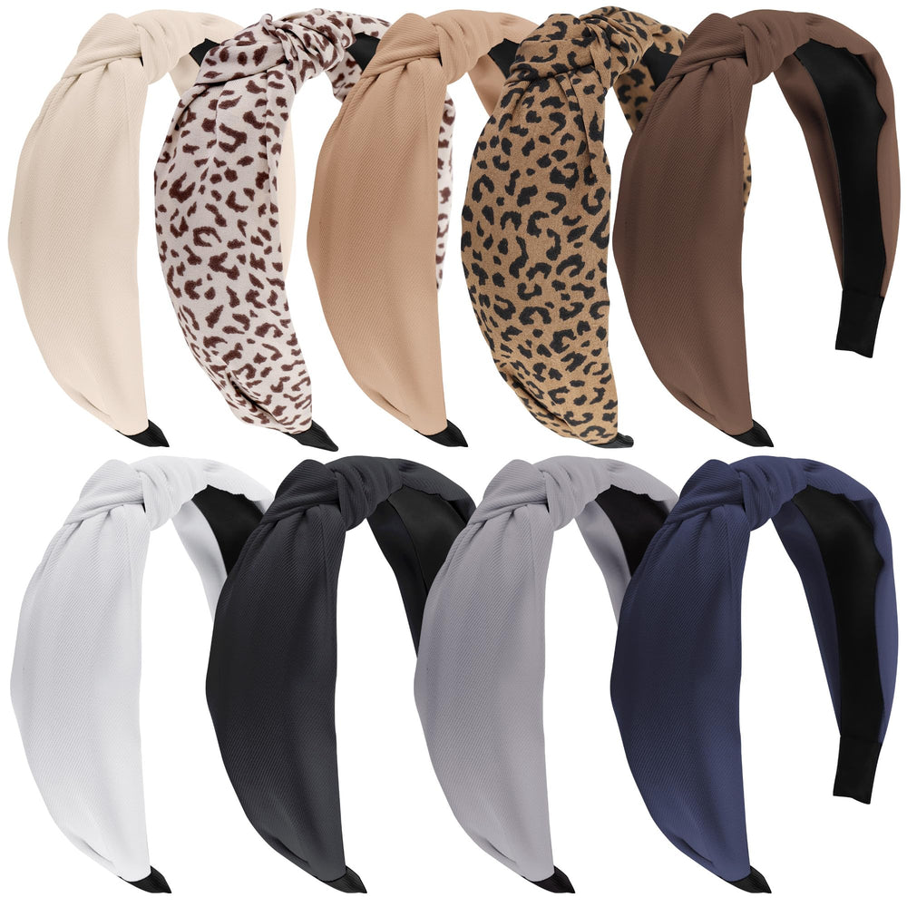 Funtopia diadema leopardo nudo, estilo distintivo para uso diario