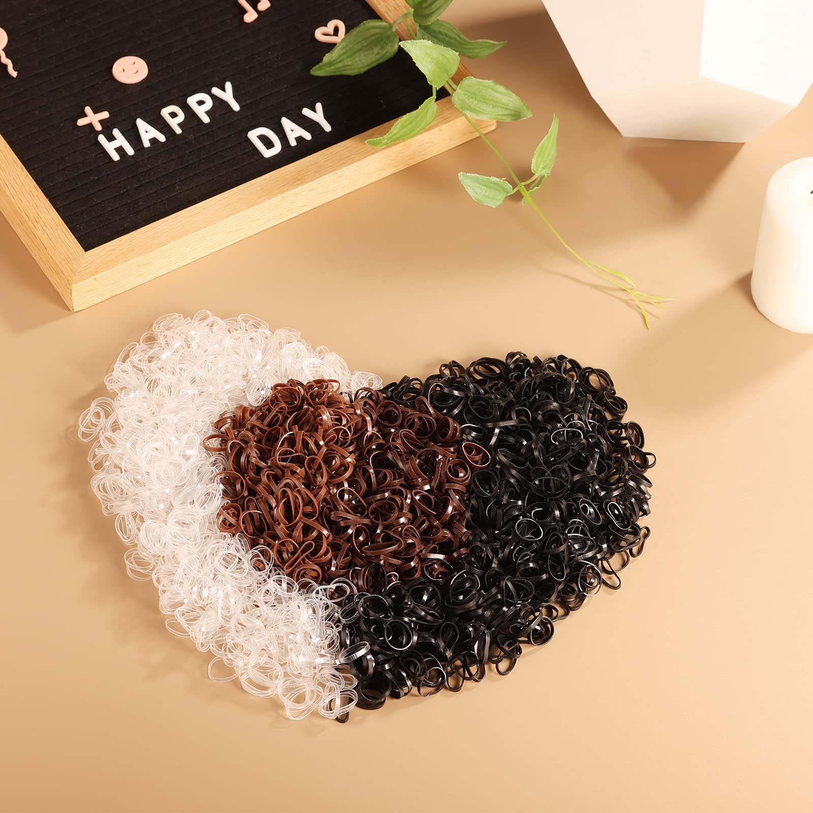 Kids wearing Funtopia mini hair ties for easy daily styling.