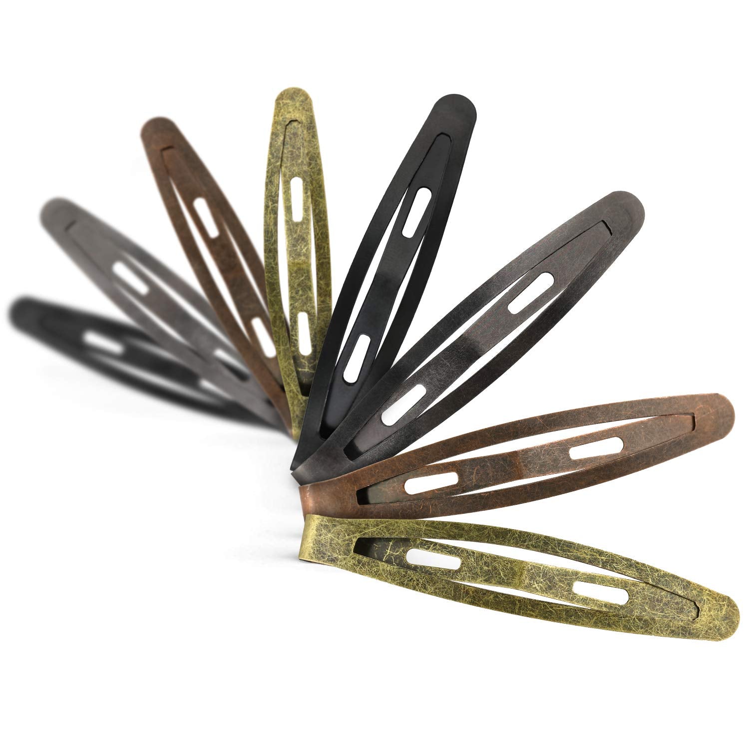 Funtopia oval clips in four classic colors suit many outfits and occasions.