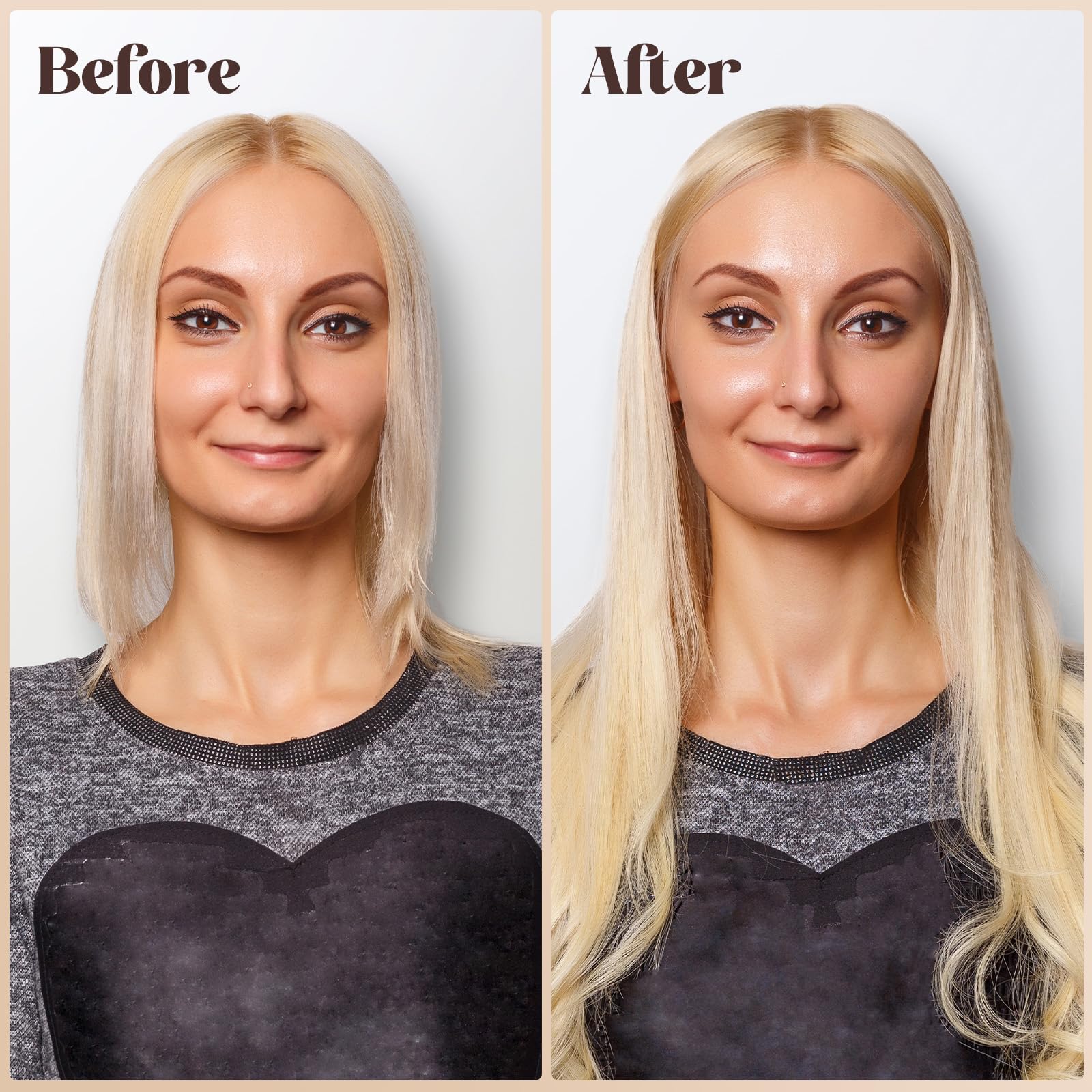 Funtopia black beads close-up designed for versatile extensions.