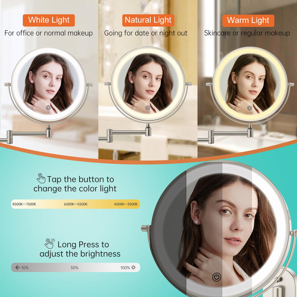 Funtouch 30x magnification reveals facial details for accurate liner and lash work