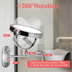 FUNTOUCH extendable arm with 360-degree rotation.