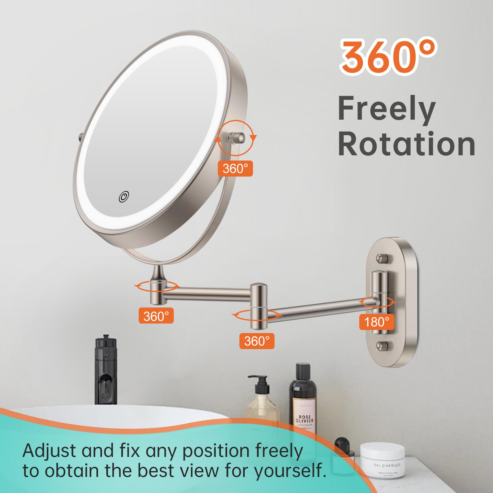 Funtouch extendable arm offers flexible positioning for any task