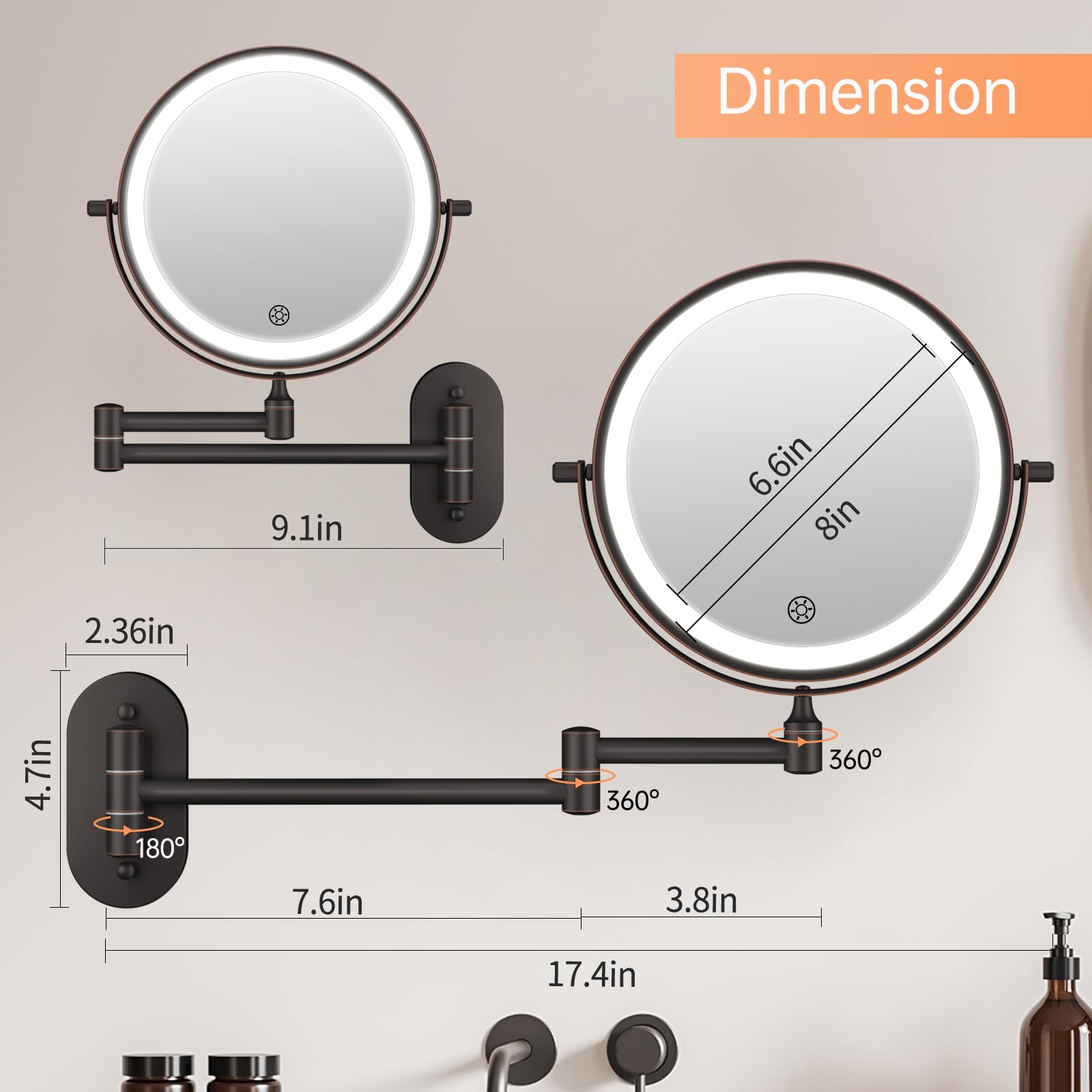 Funtouch touch-dimming panel for easy brightness control