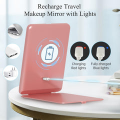 Three-color lighting modes to preview makeup in warm, neutral, or cool tones.