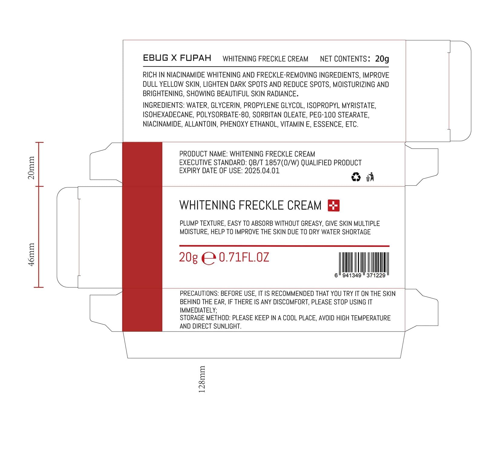 envase doble de fupah ideal para cuidado diario