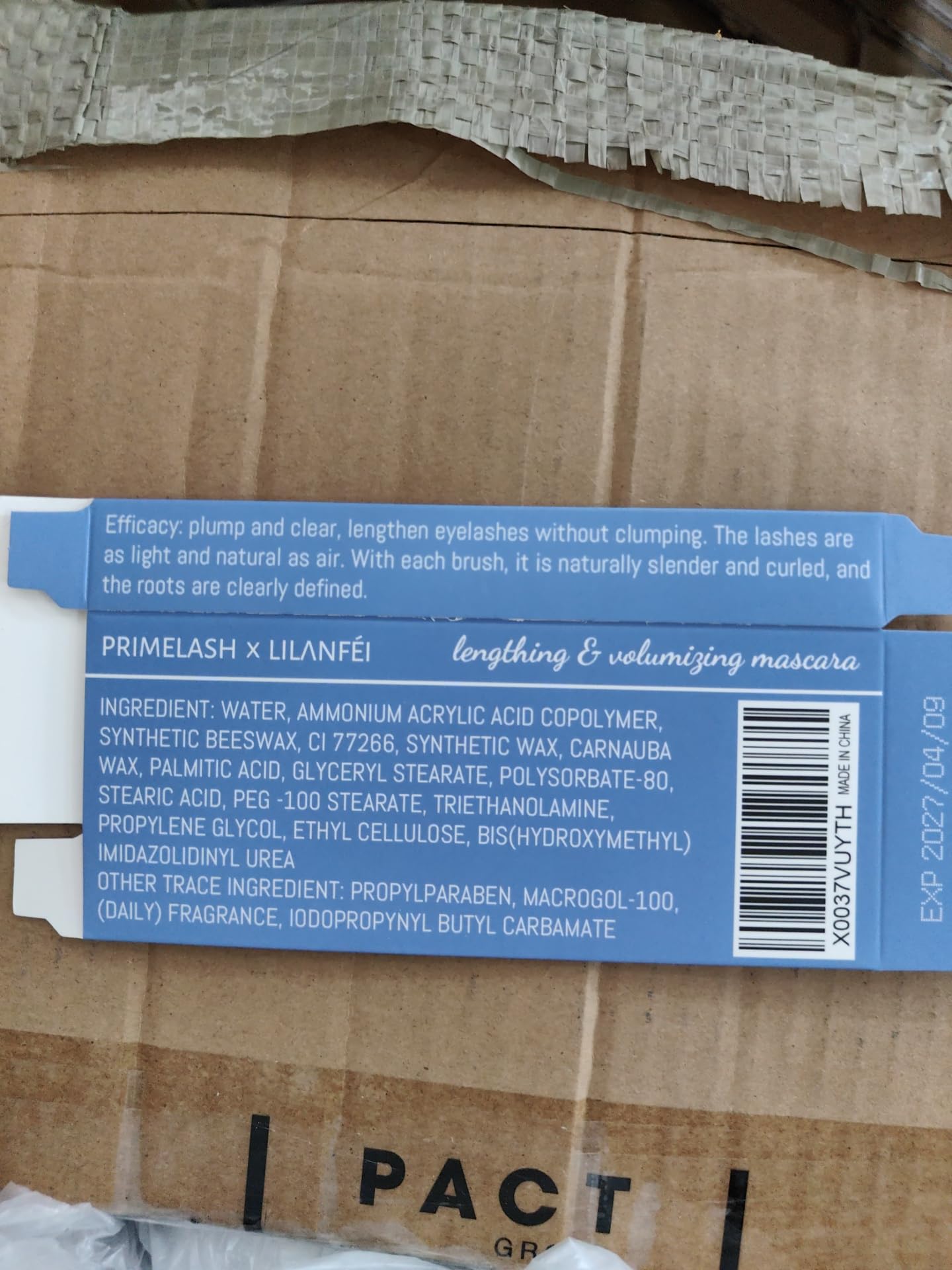fupah mascara secado rapido para retoques duraderos