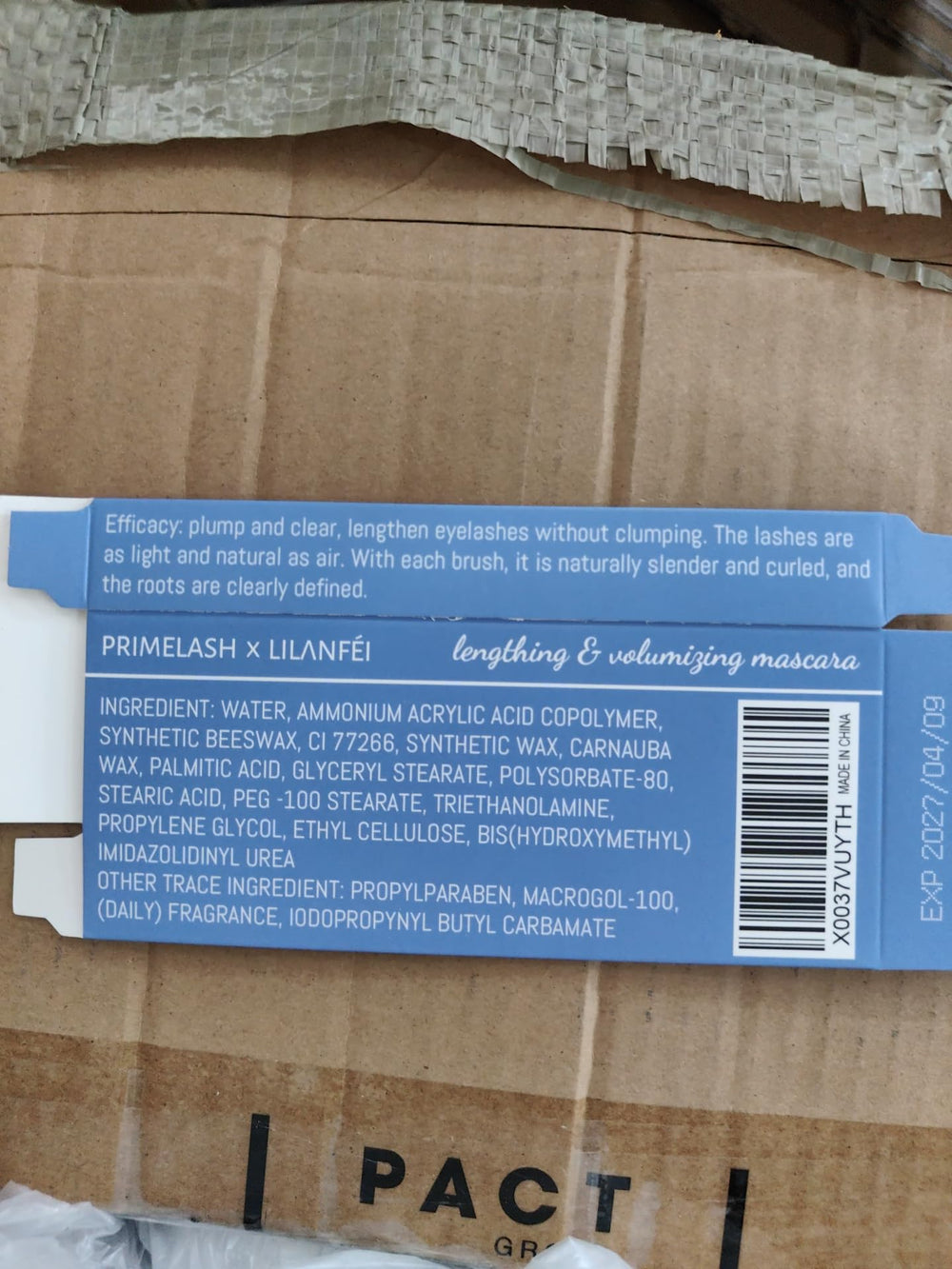 fupah mascara secado rapido para retoques duraderos