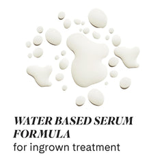 Fur Ingrown Eliminator Serum being applied by hand for targeted treatment.