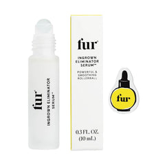 Fur Ingrown Eliminator Serum Rollerball: aplicador práctico para áreas con pelos encarnados.