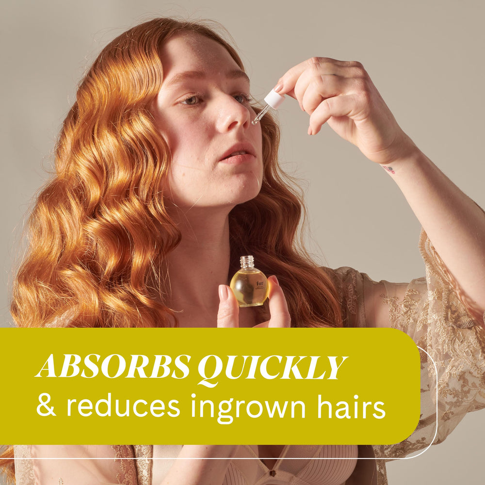 Fur Ingrown Hair Care Duo clary sage oil image with calming scent and skin benefits