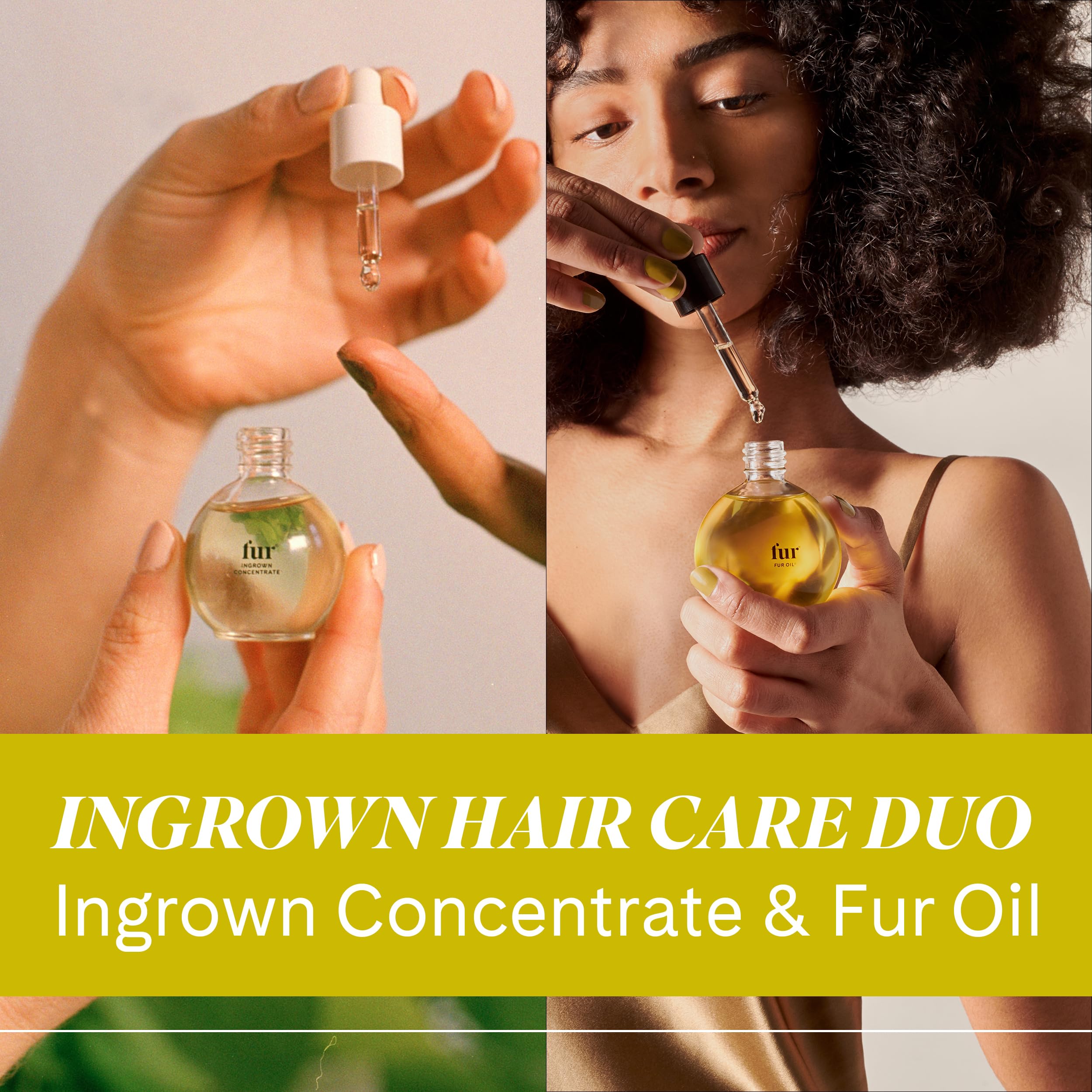 Fur Ingrown Hair Care Duo concentrate bottle for ingrown-prevention support