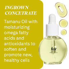 Fur Ingrown Hair Care Duo ingredients image featuring jojoba and grape seed oils