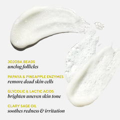 Fur Silk Scrub texture closeup with jojoba beads for gentle exfoliation.