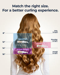 FURIDEN Lite ceramic-barrel close-up emphasizing even heating for gentle styling.