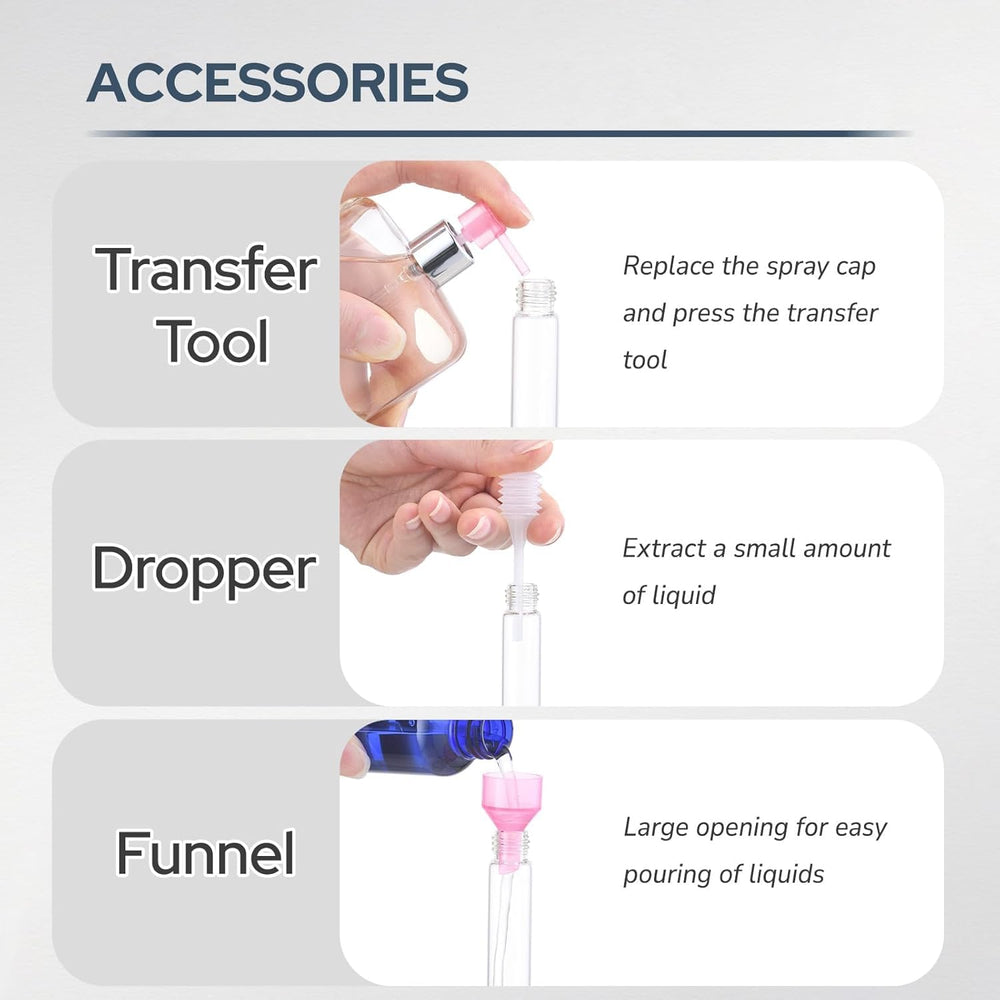 Fusupak multi-use sprayer suitable for fragrances and light liquids on the go.