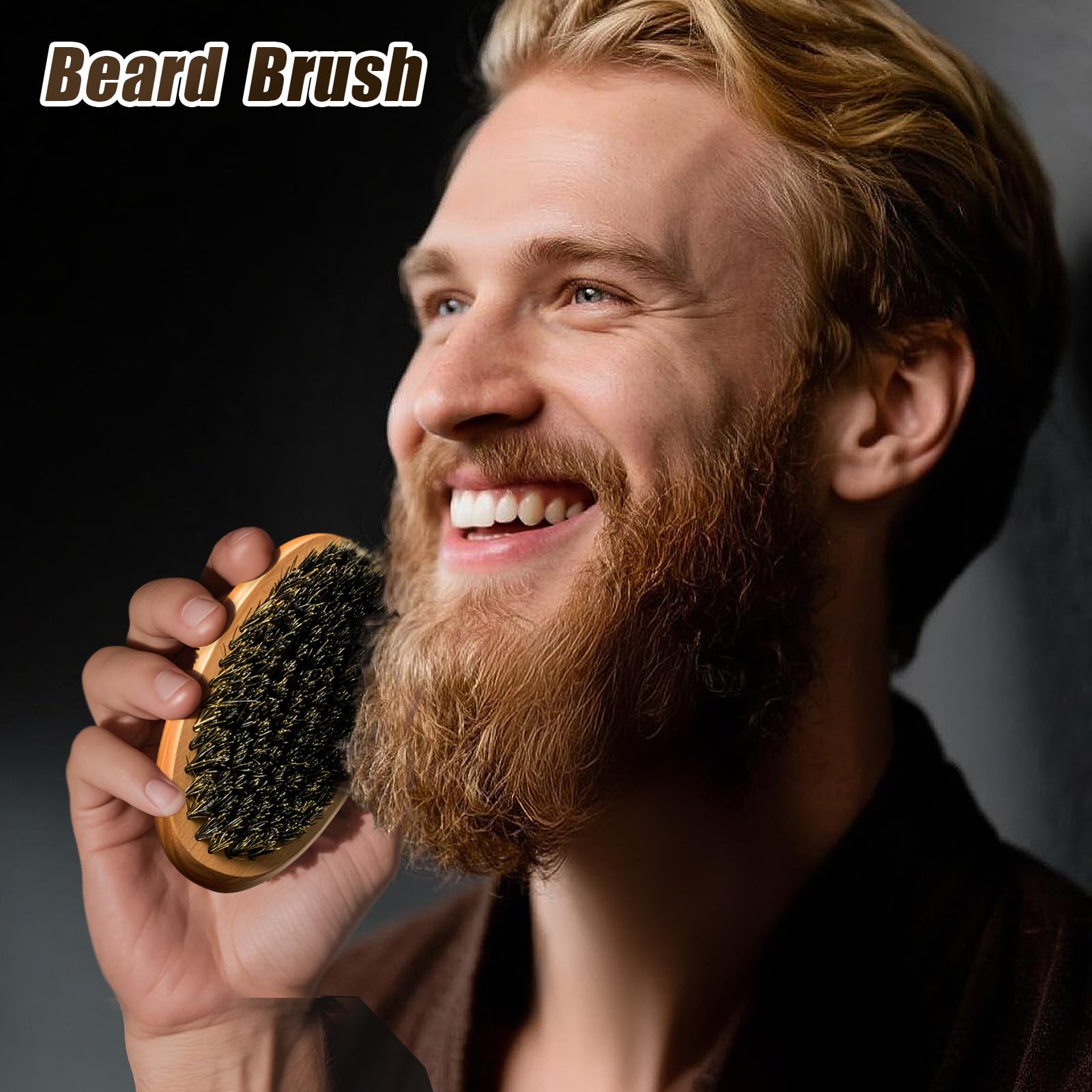 Futricy natural boar bristle brush detail promotes even application