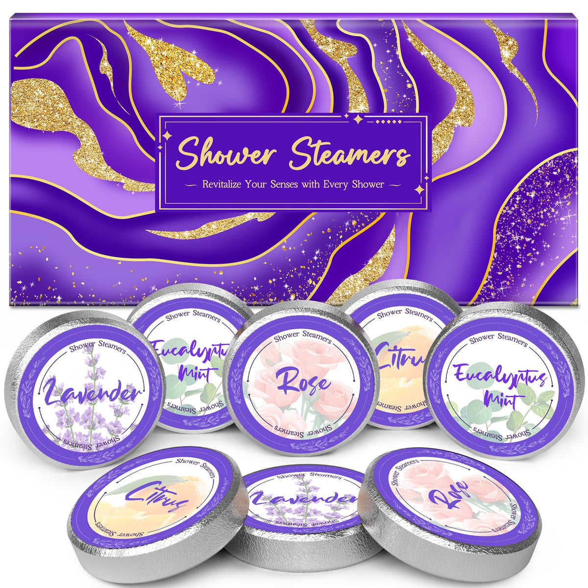 Futricy Lavender shower steamer for a calming spa-like shower experience