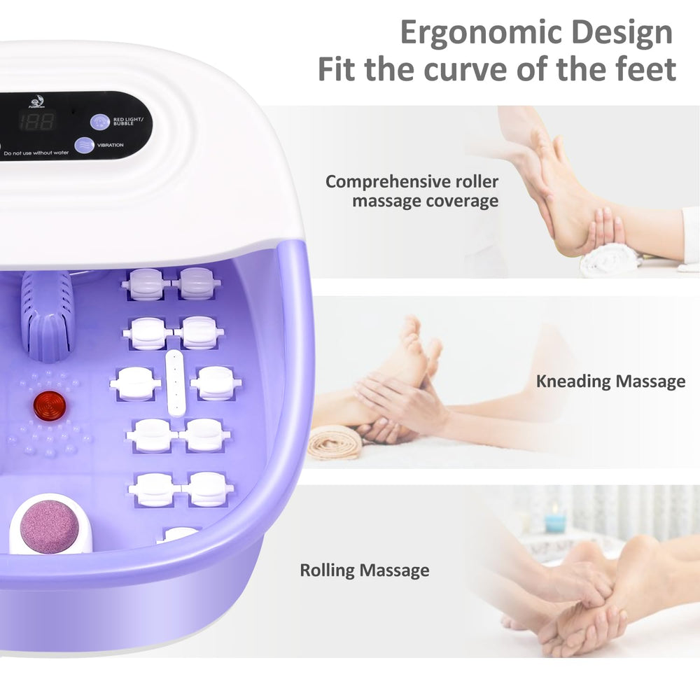 FutureCare Adjustable Temperature Control enables a personalized foot soak.