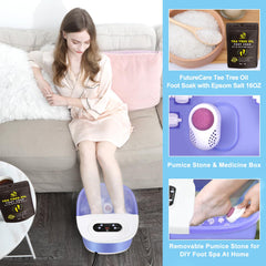 FutureCare Infrared light with massage rollers supports circulation and comfort.